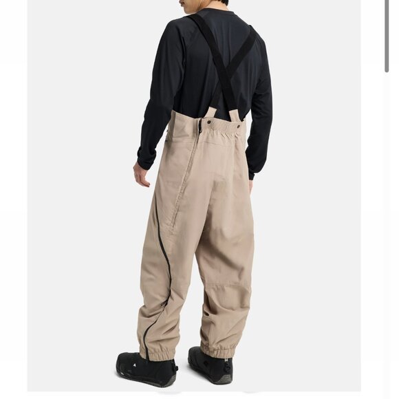 Burton Futuretrust 2L Bib Pants – Summit Taupe – Size M (New) - Picture 2 of 10